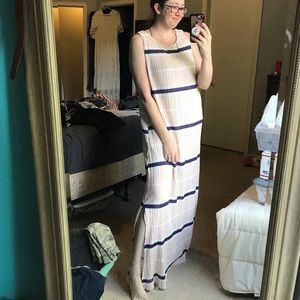 Anthropologie Ethereal by paper crane striped maxi dress